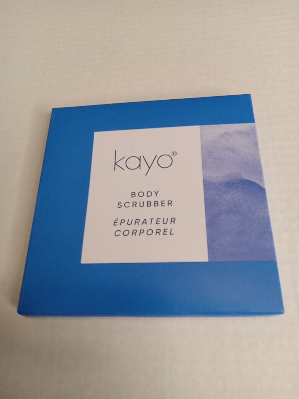 Kayo Body Scrubber Exfoliate Soft Silicone NIB